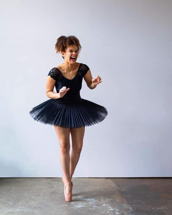 Addison in a tutu