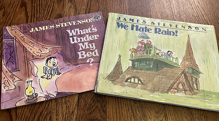Pictures of the books, James Stevenson