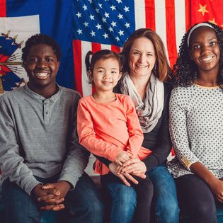 Cheri Kay and her kids