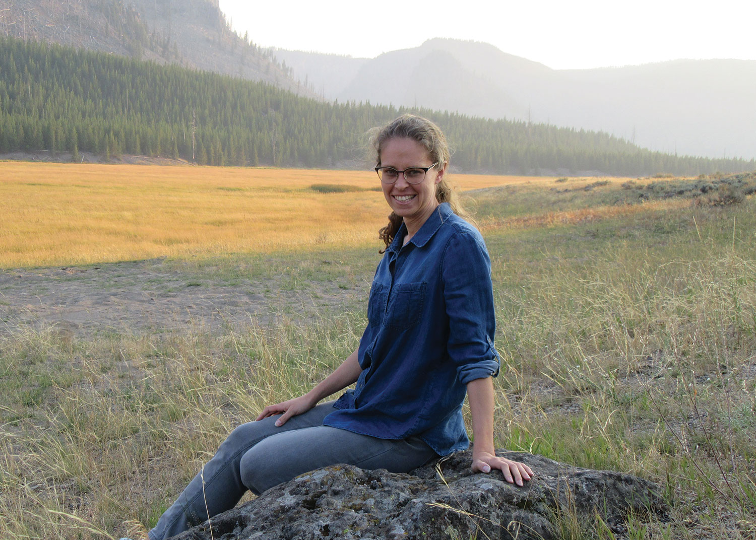Jennifer at Yellowstone