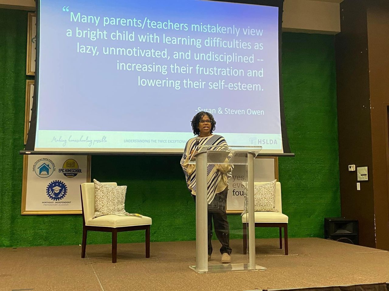 Rochelle Matthews-Somerville, PhD, HSLDA special needs consultant, presents a session on homeschooling children with special needs.