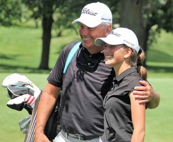 Sophie and her father Mark