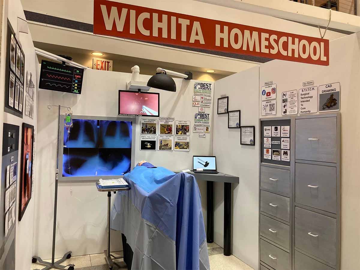 Hospital room robotics display